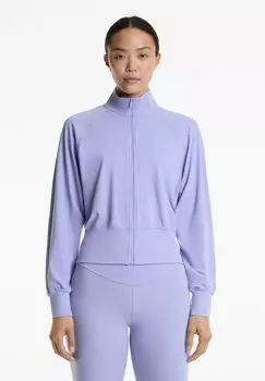 Толстовка на молнии SHORT ZIP-UP OYSHO, цвет Mottled Blue