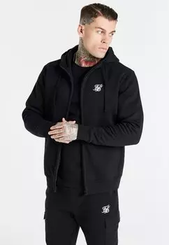 Толстовка на молнии SIKSILK ESSENTIAL FUNNEL HOODIE, цвет Black