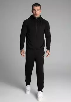 Толстовка на молнии SIKSILK, черный