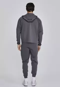 Толстовка на молнии SIKSILK, серый