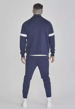 Толстовка на молнии SIKSILK, темно-красная