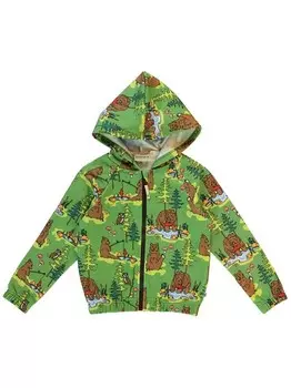 Толстовка на молнии Smfolk, зеленый