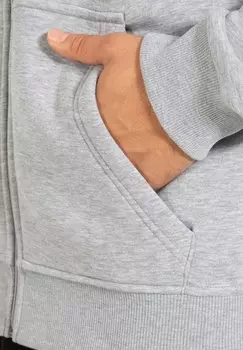 Толстовка на молнии Smilodox, серый