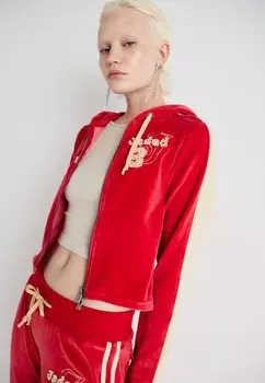 Толстовка на молнии SPORTY HOODIE Jaded London, красный