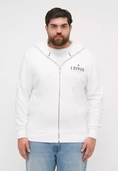 Толстовка на молнии STACKED HOODED ZIP Tommy Hilfiger, белый