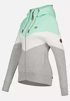 Толстовка на молнии STELLINAAK A HOODED alife & kickin, цвет Mottled Grey