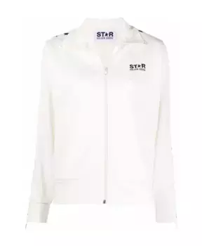 Толстовка на молнии стильная и практичная Golden Goose, бежевый