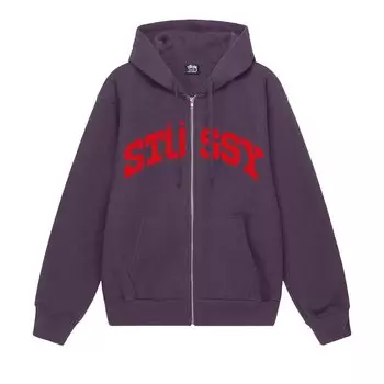 Толстовка на молнии Stussy Block Sport Grape