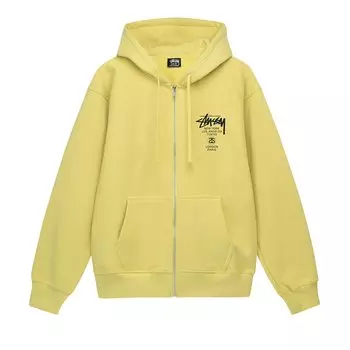 Толстовка на молнии Stussy World Tour Grape