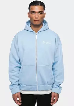 Толстовка на молнии Super Heavy Blank Dropsize, цвет babyblue