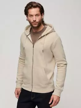 Толстовка на молнии Superdry, бежевый