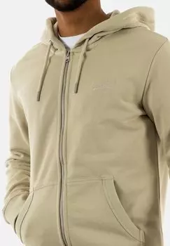 Толстовка на молнии Superdry, бежевый