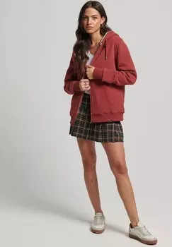 Толстовка на молнии Superdry Essential Borg, ревень меланж