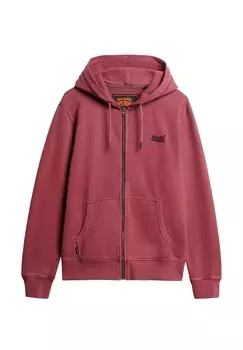Толстовка на молнии Superdry, красный