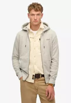 Толстовка на молнии Superdry, серый