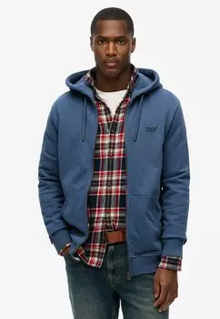 Толстовка на молнии Superdry, светло-голубой