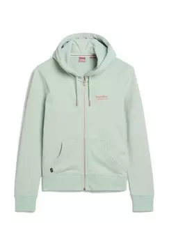 Толстовка на молнии Superdry, зеленый