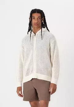 Толстовка на молнии SWEATER HOODIE GAP, бежевый