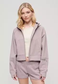 Толстовка на молнии Tech Relaxed Superdry, перепелиный фиолетовый
