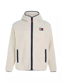 Толстовка на молнии Tommy Jeans Plus, белый