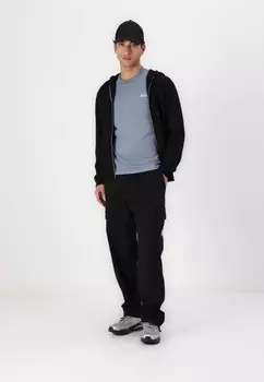 Толстовка на молнии TONAL LOGO ZIP HOODIE Karl Lagerfeld Jeans, черный