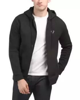 Толстовка на молнии True Religion, черный
