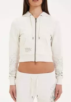 Толстовка на молнии TWISTED DRAGON GRAPHIC CROPPED Ed Hardy, белый