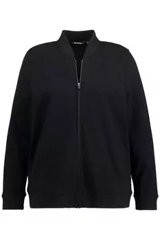 Толстовка на молнии Ulla Popken, черный