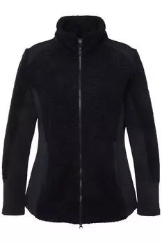 Толстовка на молнии Ulla Popken, черный