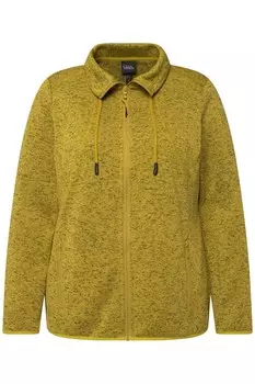 Толстовка на молнии Ulla Popken, горчица