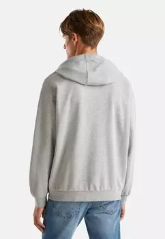 Толстовка на молнии United Colors of Benetton, серый