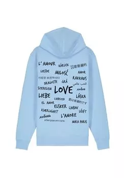 Толстовка на молнии UNIVERSAL LOVE BACK PRINT Mira Paris, синий