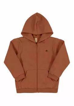 Толстовка на молнии UP BABY, коричневый