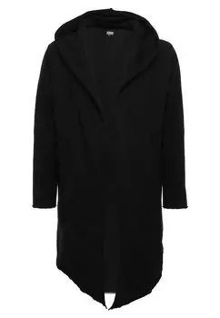 Толстовка на молнии Urban Classics LONG HOODED OPEN EDGE, цвет Black