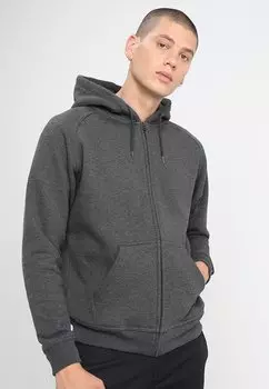 Толстовка на молнии Urban Classics ZIP HOODY, цвет Charcoal