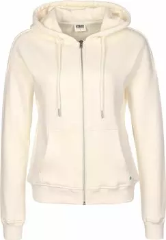 Толстовка на молнии Urban Classics, бежевый