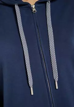 Толстовка на молнии usha, темно-синий деним