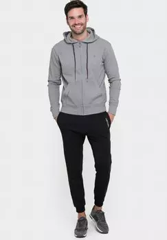 Толстовка на молнии VALECUATRO, серый