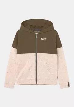 Толстовка на молнии VARSITY COLORBLOCKED HOODI Levi's, хаки
