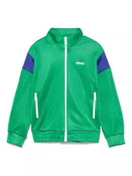 Толстовка на молнии Versace Kids, зеленый