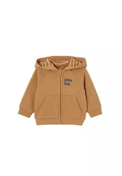 Толстовка на молнии Vertbaudet, бежевый