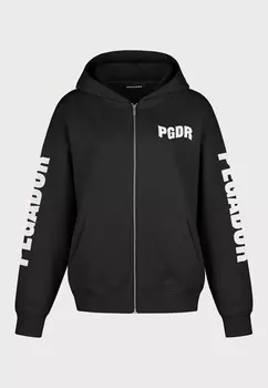 Толстовка на молнии VINYA OVERSIZED JACKET Pegador, черный