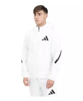 Толстовка на молнии в стиле Zne Adidas, белый