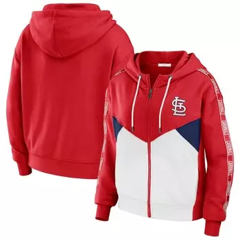 Толстовка на молнии WEAR by Erin Andrews St Louis Cardinals, красный