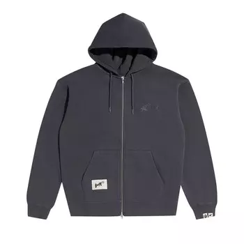 Толстовка на молнии во всю длину BAPE x Highsnobiety, темно-серый цвет