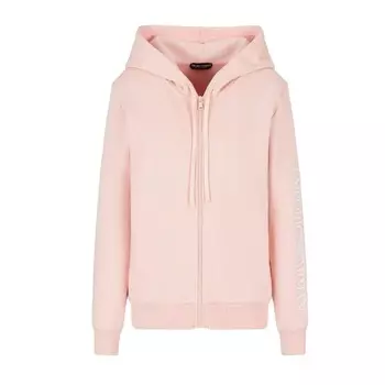 Толстовка на молнии во всю длину Emporio Armani, розовый