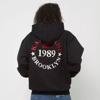 Толстовка на молнии во всю длину с надписью Chest Signature Karl Kani, цвет Black