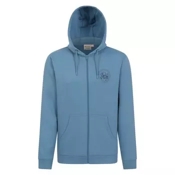 Толстовка на молнии во всю длину с кулиской Mountain Warehouse, синий