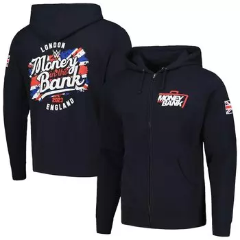 Толстовка на молнии WWE Authentic Money In The Bank, черный