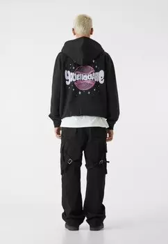 Толстовка на молнии Youthqauke Lost Youth, черная